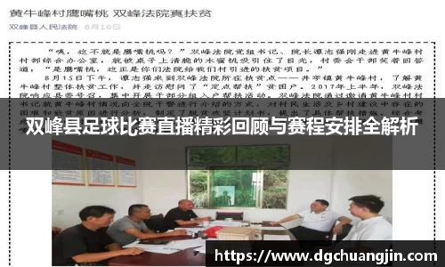 双峰县足球比赛直播精彩回顾与赛程安排全解析